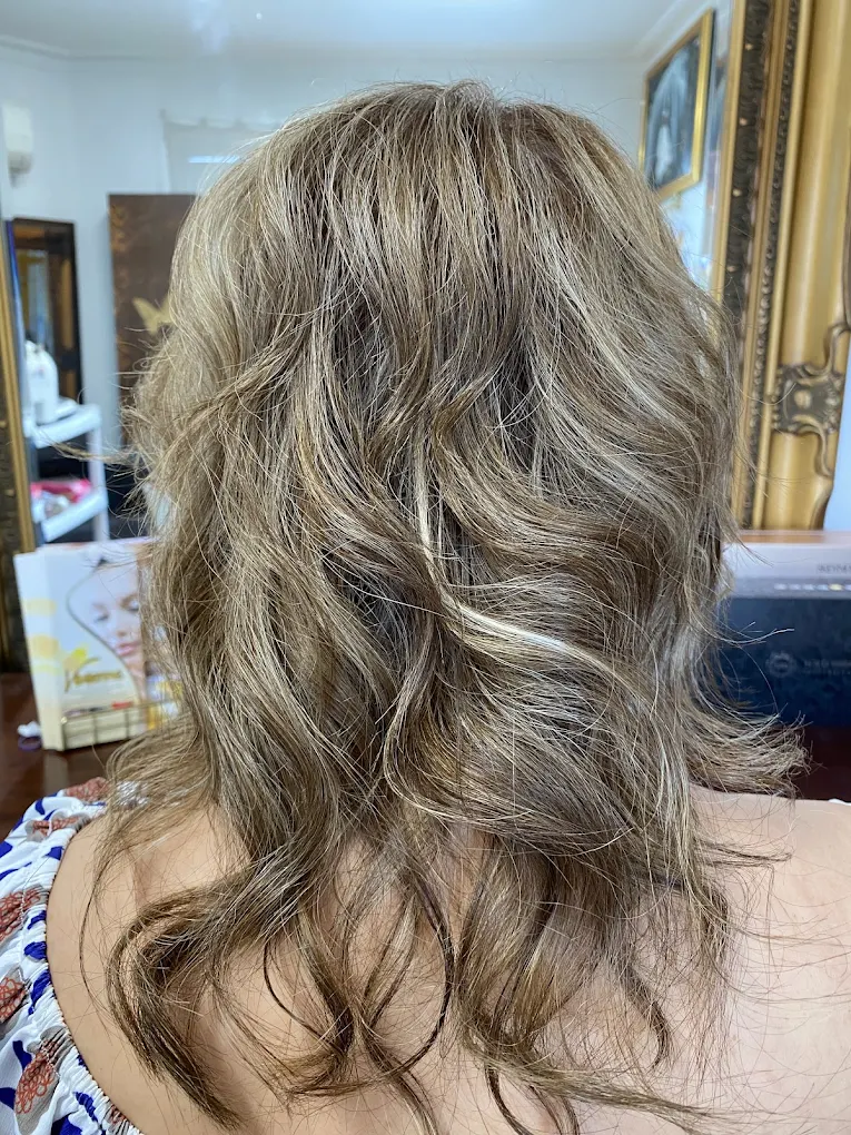 Hair styling or salon treatment result at Vivienne's Hair & Beauty